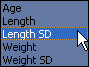 choice of variable types